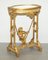 Gold Giltwood Table with Mirror Top, 1920s, Set of 2, Image 14