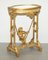 Mesa de madera dorada con espejo, años 20. Juego de 2, Imagen 14