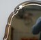 Espejo con campanario curvado veneciano Art Déco de vidrio melocotón, Imagen 5