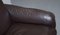 Danish Brown Leather Sofa 8