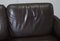 Danish Brown Leather Sofa 7
