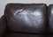 Danish Brown Leather Sofa 6