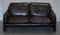 Danish Brown Leather Sofa 2