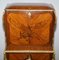 Tulip & King Wood Bronze Jewelry Casket on Stand by Alfred Beurdely, Paris, France 7