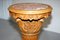 Corithian Pillar Jardiniere in Hardwood with Italian Marble Top, Image 9