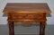 Large Hardwood Side Table with Single Drawer Campaign from Theodore Alexander, Image 3