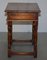 Large Hardwood Side Table with Single Drawer Campaign from Theodore Alexander, Image 14