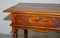 Large Hardwood Side Table with Single Drawer Campaign from Theodore Alexander, Image 8