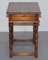 Large Hardwood Side Table with Single Drawer Campaign from Theodore Alexander 10