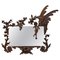 Very Large Hand Carved Wall Mirror with Putti Angel and Lights & Dragon, 1900s 1