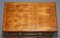 Sublime Burr Walnut Side Table Chest of Drawers with Butlers Serving Tray, Image 4