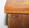 Sublime Burr Walnut Side Table Chest of Drawers with Butlers Serving Tray, Image 15