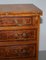 Sublime Burr Walnut Side Table Chest of Drawers with Butlers Serving Tray 8