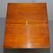 Sublime Burr Walnut Side Table Chest of Drawers with Butlers Serving Tray 17