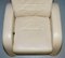 Cream Leather Recliner Armchair with Long Footrest, Image 7