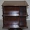 Antique Victorian Revolving Library Bookcase or Side Table from Howard & Sons 6