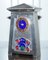 Art Nouveau Pewter and Enamel Mantle Clock 3