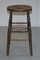 18th Century Engligh Painters Artist Stool with Handle Cut Out in the Top 2