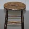 18th Century Engligh Painters Artist Stool with Handle Cut Out in the Top 13