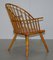 18th Century Yew Wood Windsor Armchair with Stick Back Design 15
