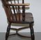 Antique Victorian English Elm & Ashwood Windsor Armchair, 19th Century 15