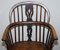 Antique Victorian English Elm & Ashwood Windsor Armchair, 19th Century 7