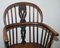 Antique Victorian English Elm & Ashwood Windsor Armchair, 19th Century, Image 6