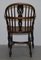 Antique Victorian English Elm & Ashwood Windsor Armchair, 19th Century 16