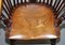 English Country House Burr Yew Wood & Elm Windsor Armchair, 1860s, Image 4