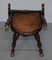English Country House Burr Yew Wood & Elm Windsor Armchair, 1860s, Image 19
