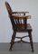English Country House Burr Yew Wood & Elm Windsor Armchair, 1860s, Image 13