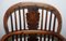 English Country House Burr Yew Wood & Elm Windsor Armchair, 1860s, Image 7