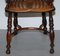 English Country House Burr Yew Wood & Elm Windsor Armchair, 1860s, Image 11