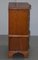 Small Burr Yew Wood Tallboy Chests of Drawers or Lamp Tables, Set of 2, Image 8