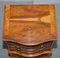 Small Burr Yew Wood Tallboy Chests of Drawers or Lamp Tables, Set of 2 4