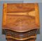 Small Burr Yew Wood Tallboy Chests of Drawers or Lamp Tables, Set of 2, Image 4