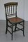 Handbemalte Regency Bergère Stühle aus Rattan, 1810er, 4er Set 16