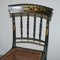 Handbemalte Regency Bergère Stühle aus Rattan, 1810er, 4er Set 4
