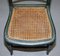 Handbemalte Regency Bergère Stühle aus Rattan, 1810er, 4er Set 15