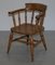 King Edward VII Stamped Crown Estate Captain's Armchair from O’Haines, High Wycombe, Image 5