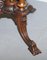 Viktorianischer Dreibein-Beistelltisch aus Wurzel- & amp; Nussholz mit Pillarded Base & Ornate Carving 12