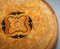 Victorian Burr Walnut Tripod Side Table with Pillarded Base & Ornate Carving, Image 6