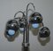 Large American Atomic Table Lamps in Polished Chrome, 1940s, Set of 2, Image 6