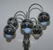 Large American Atomic Table Lamps in Polished Chrome, 1940s, Set of 2 10