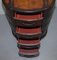Fully Restored Oval Tallboy Chest of Drawers in Hand Dyed Brown Leather 18