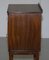 Mid-Century Modern Hardwood Side Table or Cupboard with Single Door and Drawer 11