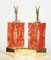 Große Marmorierte Tischlampen aus Muranoglas, 2 . Set 2