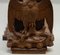 Black Forest Extending Owl Bookshelf in Carved Wood with Sir Walter Scott Books, 1900s 13