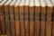 Ausziehbares Schwarzwald Eulen Bücherregal aus geschnitztem Holz mit Sir Walter Scott Bücher, 1900er 9