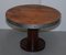 Studded Hardwood Coffee or Side Table with Wrought Iron Strap Work 8